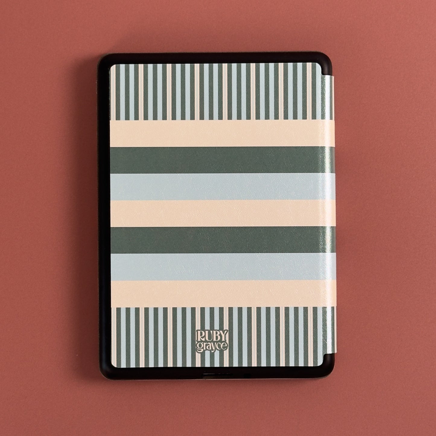 Cottage Stripe Kindle Case