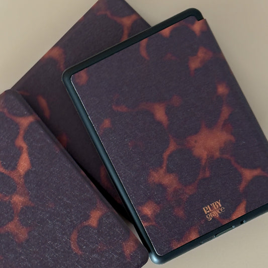 Espresso Tortoise Kindle Case